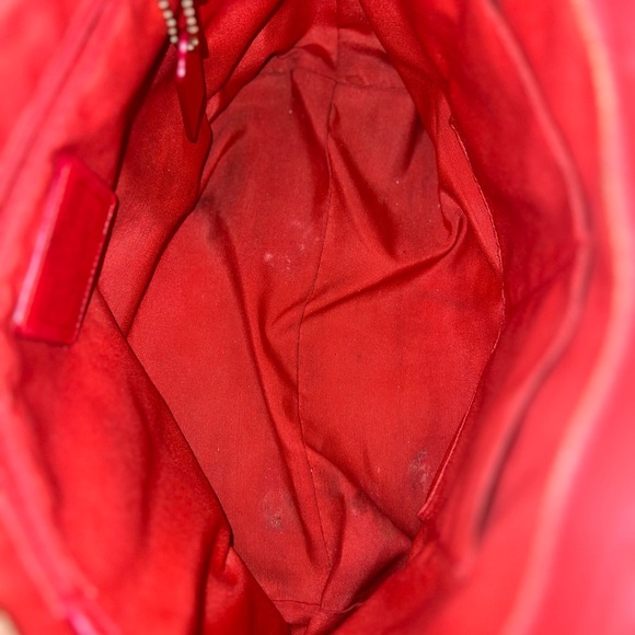 Coach #F37785 Vibrant Red Tote Bag - Picture 6 of 13